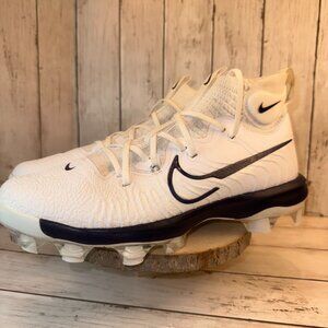 Nike Alpha Huarache NXT MCS Baseball Cleats DJ6519-101 Men’s US 12 White Navy